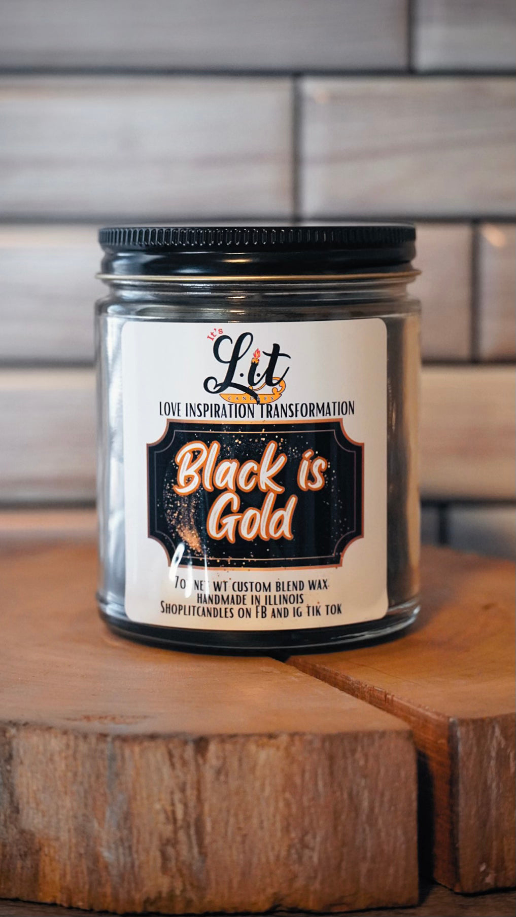 Black ice type scent:handmade candle, favorite for men – Shop